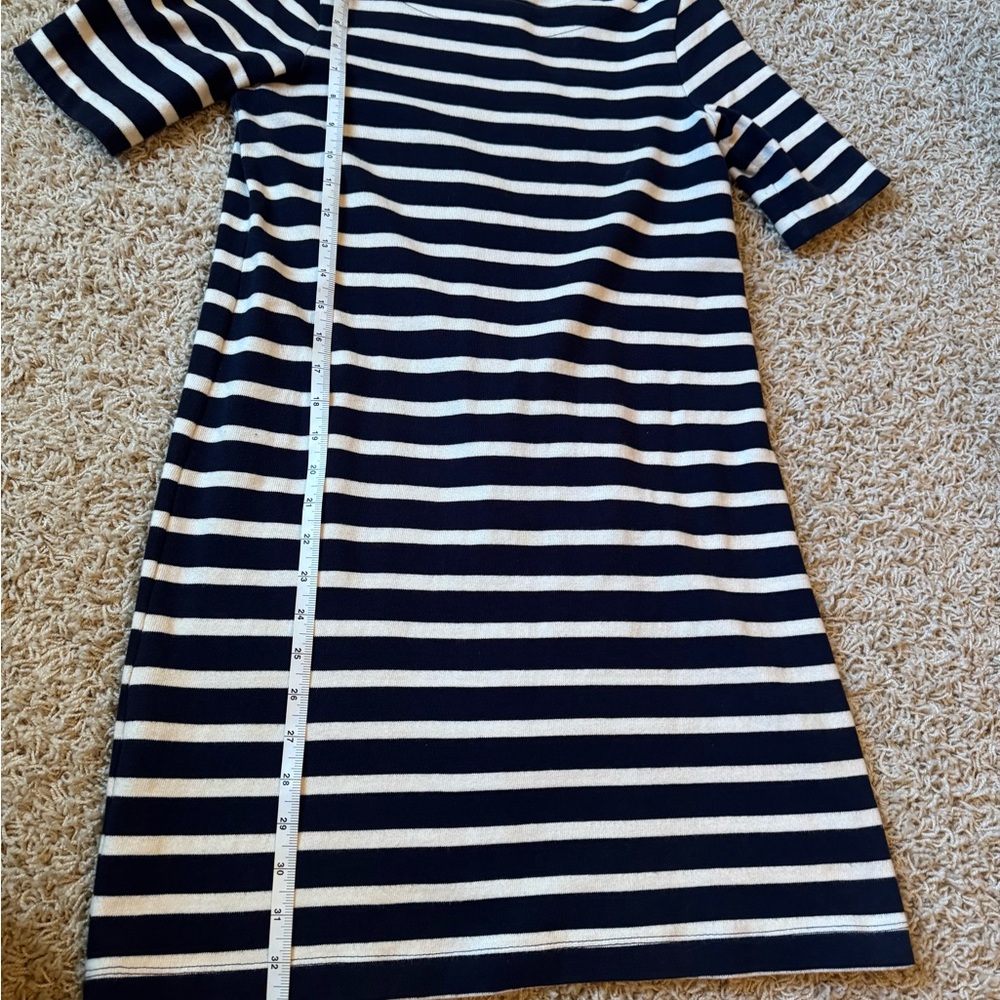 GAP Navy and White Striped Dress XSP